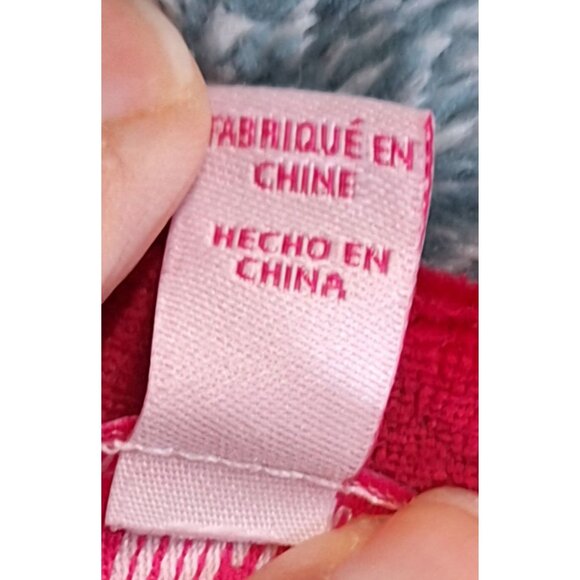 Juicy Couture XL Red Wine Velour Pullover Crown Logo Girl's Long Sleeve - Picture 12 of 15